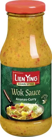 Wok sos – ananas & kari